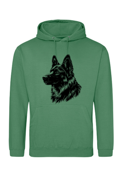 Unisex Hoodie mit Schäferhund Print 1